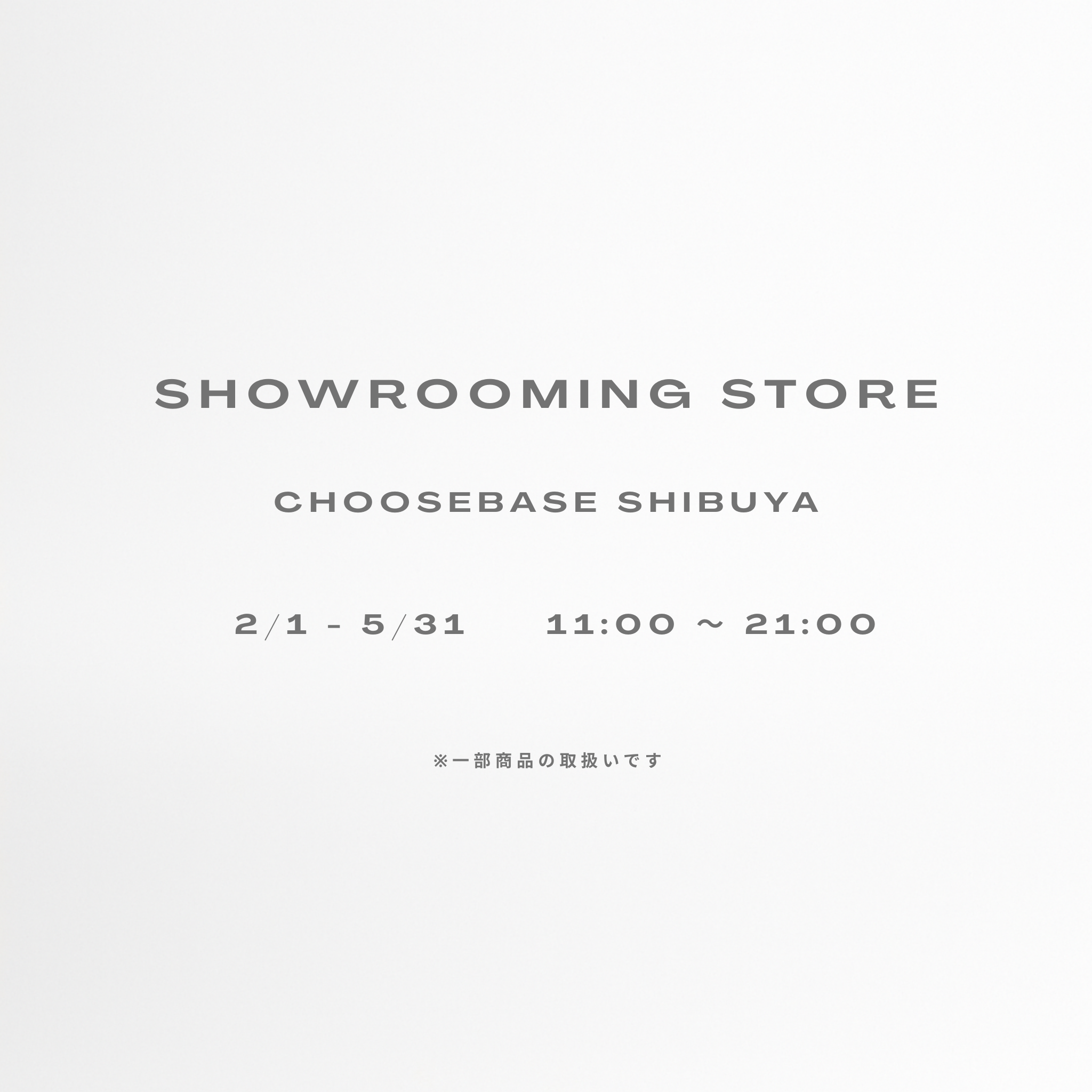 Limited Residency at CHOOSEBASE SHIBUYA