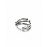 Triple Line Hoops