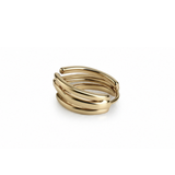 Triple Line Hoops