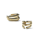 Triple Line Hoops