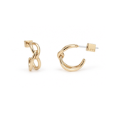 Knotted Line Hoops