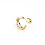Knotted Line Hoops