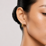 Knotted Line Hoops