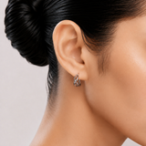 Knotted Line Hoops