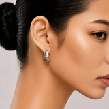 Layered Form Hoops