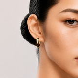 Layered Form Hoops