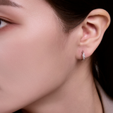 Melted Line Hoops