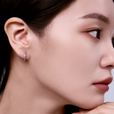 Melted Line Hoops