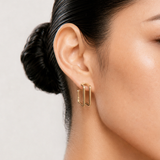 Framed Square Piercing