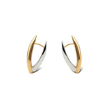V-Veil Drop Hoops-Contrast Edition