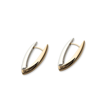 V-Veil Drop Hoops-Contrast Edition
