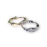 Melted Line Hoops