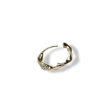 Melted Line Hoops