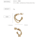 Interlaced Curve Piercing