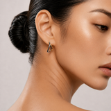 Interlaced Curve Piercing-Contrast Edition