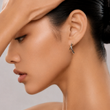 Interlaced Curve Piercing-Contrast Edition