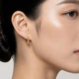 Crinkle Form Hoops