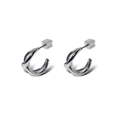 Knotted Line Hoops