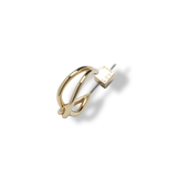 Knotted Line Hoops
