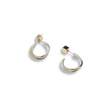 Crossed Layer Hoops – Contrast Edition