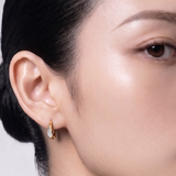 Melted Line Hoops