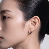Melted Line Hoops