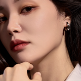 Layered Form Hoops