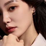 Layered Form Hoops