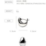 Sleek Capsule Hoops