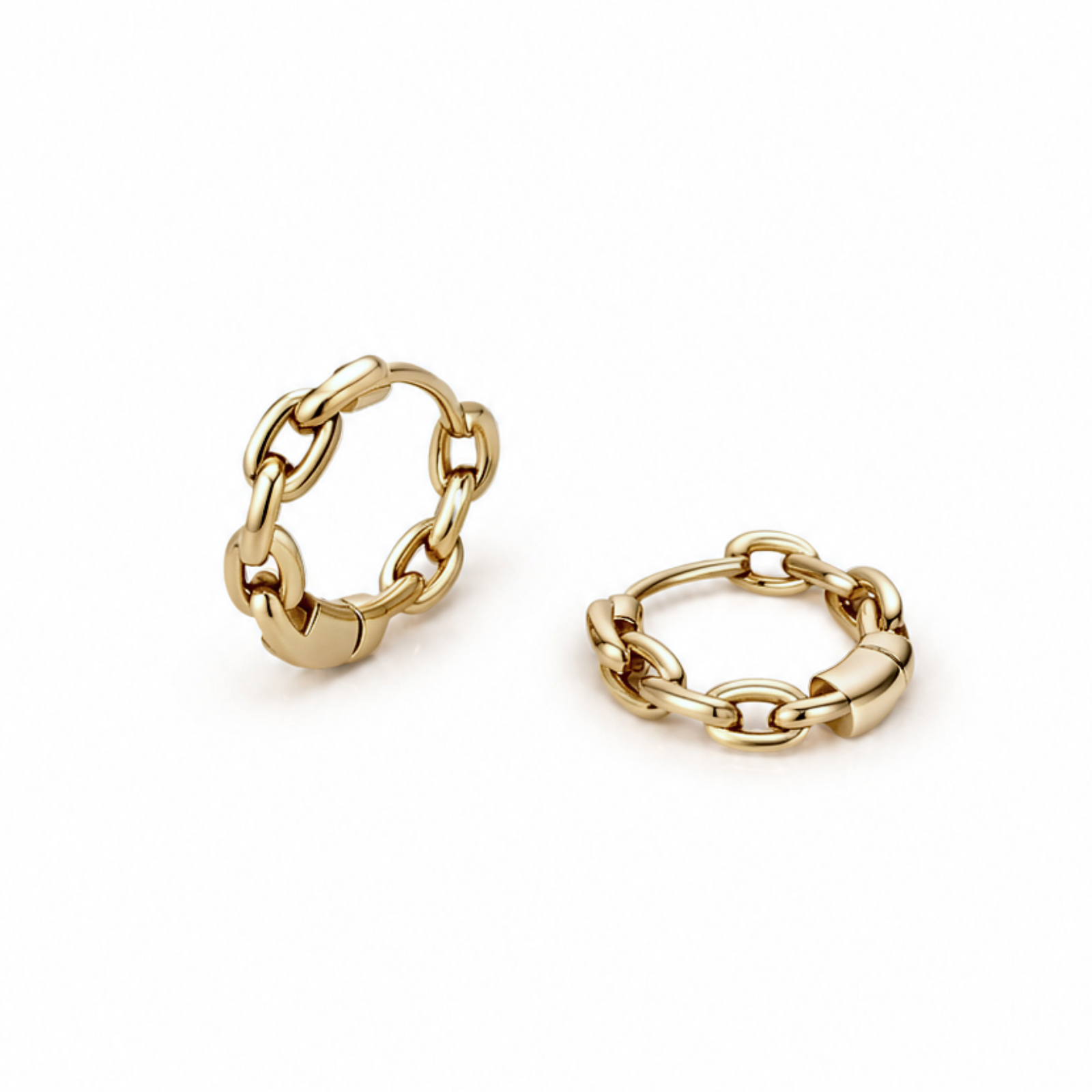 Linked Calm Hoops