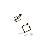 Framed Square Piercing