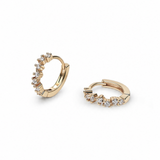 Luce Texture Hoops