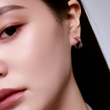 Crossed Layer Hoops – Contrast Edition