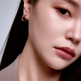 Crossed Layer Hoops – Contrast Edition