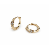 Melted Line Hoops