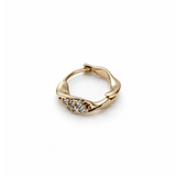 Melted Line Hoops