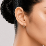 Melted Line Hoops